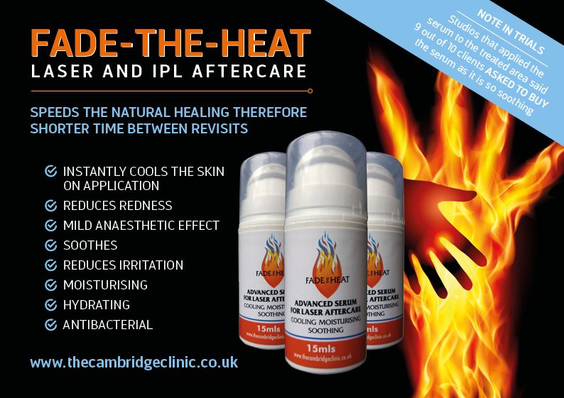 Fade The Heat - Laser & IPL Aftercare 15ml / 50ml