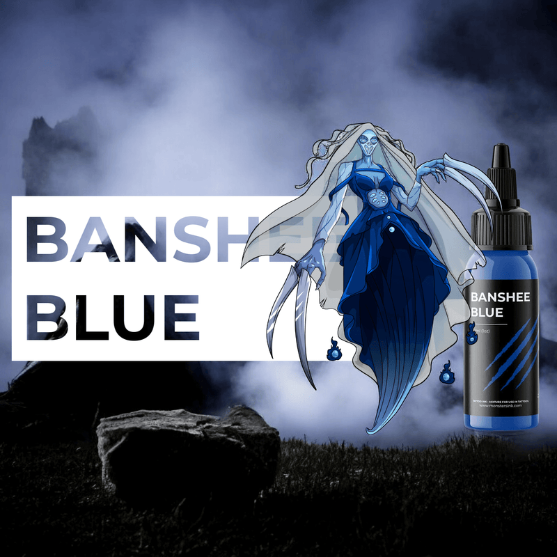Monsters Ink Banshee Blue Tattoo Ink 30ml (1oz)