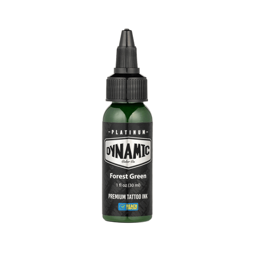 Dynamic Color Platinum Forest Green Tattoo Ink 30ml (1oz)