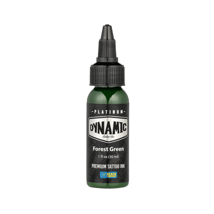 Dynamic Color Platinum Forest Green Tattoo Ink 30ml (1oz)