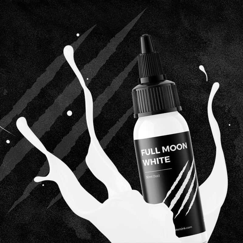 Monsters Ink Full Moon White Tattoo Ink (30ml & 120ml)