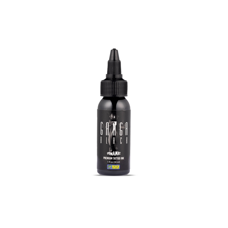 Dynamic Ganga Black Tattoo Ink (Various Sizes)