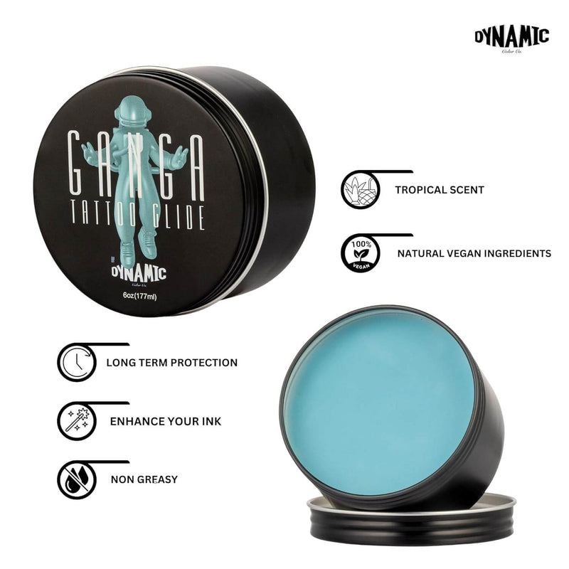 Dynamic Color Ganga Glide Tattoo Butter Balm Aftercare 177ml (6oz)