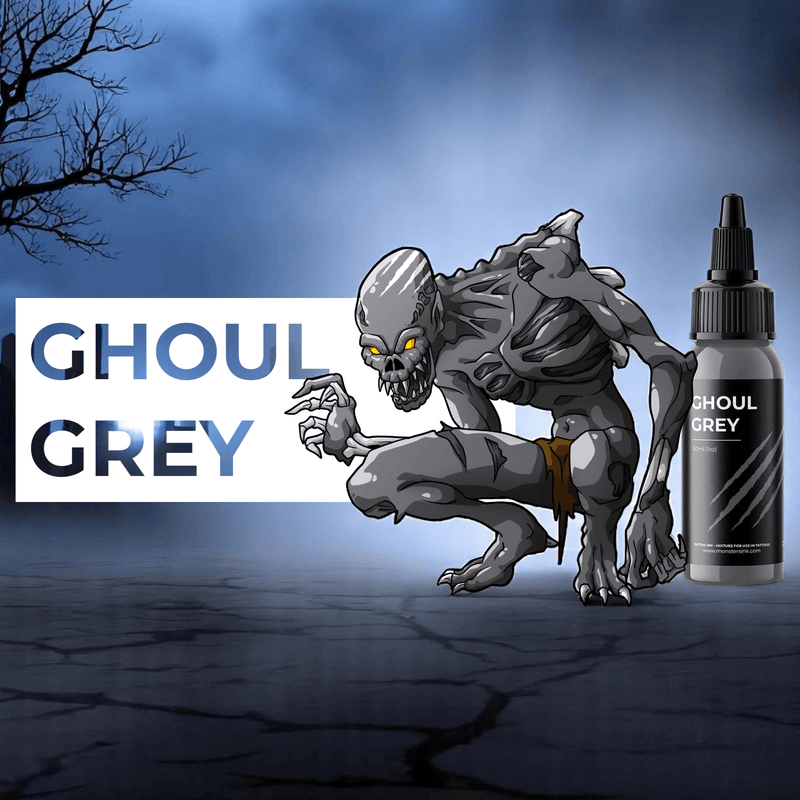 Monsters Ink Ghoul Grey Tattoo Ink 30ml (1oz)
