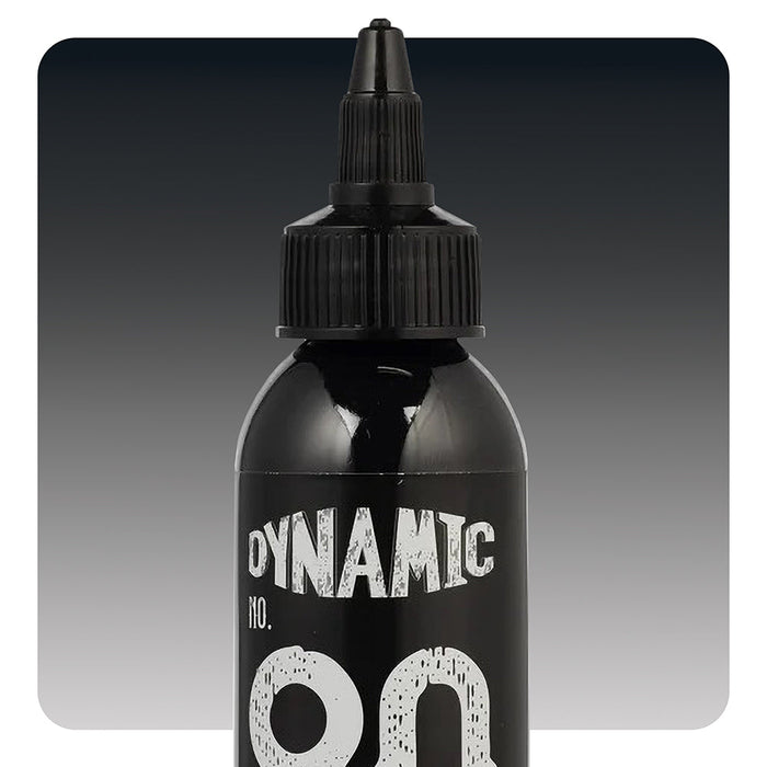 Dynamic Color #80 Grey Wash Tattoo Ink – bold dark greywash for high contrast black and grey tattoos