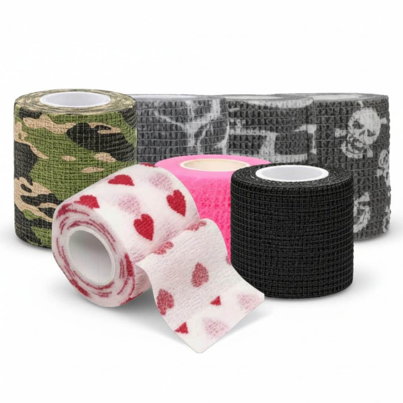 Monsters Ink Grip Tape / Wrap 5cm x 4.5m (Various Colours & Sizes)