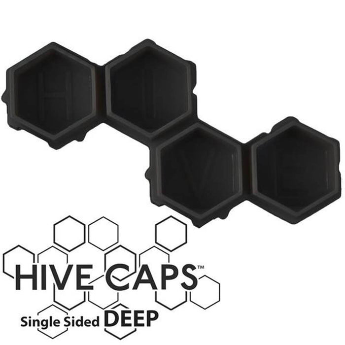 Hive Caps Deep Single Sided Hive Caps Bag of 50 (200 Caps)