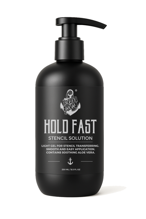 Sorry Mom Hold Fast Stencil Solution (Various Sizes)