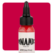 Dynamic Color Hot Pink Tattoo Ink – 1oz bottle with neon-pink pigment for bold and vibrant tattoo designs