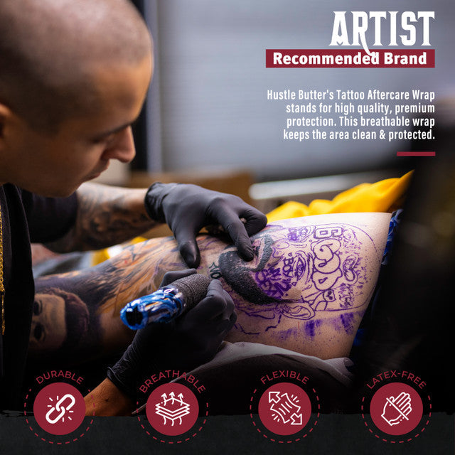 Hustle Butter Tattoo Aftercare Wrap (Various Sizes)
