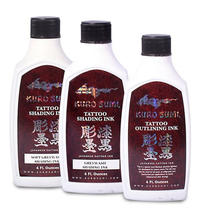 Kuro Sumi - Lining & Shading Set  (3 x 180ml)