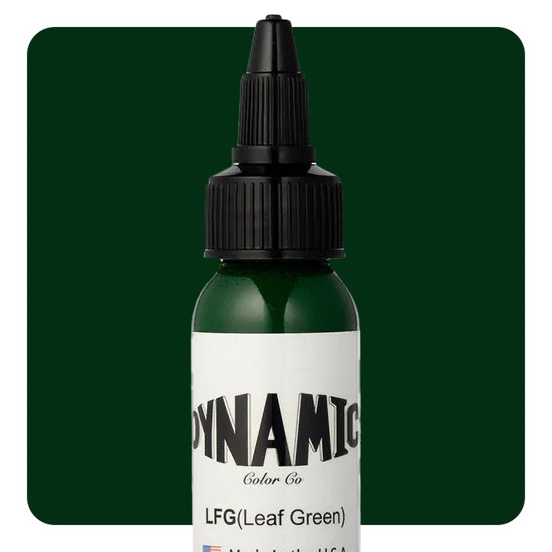Dynamic Color Leaf Green (LFG) Tattoo Ink 30ml (1oz)