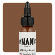 Dynamic Color Light Brown Tattoo Ink – earthy 1oz bottle for skin tones and natural shading