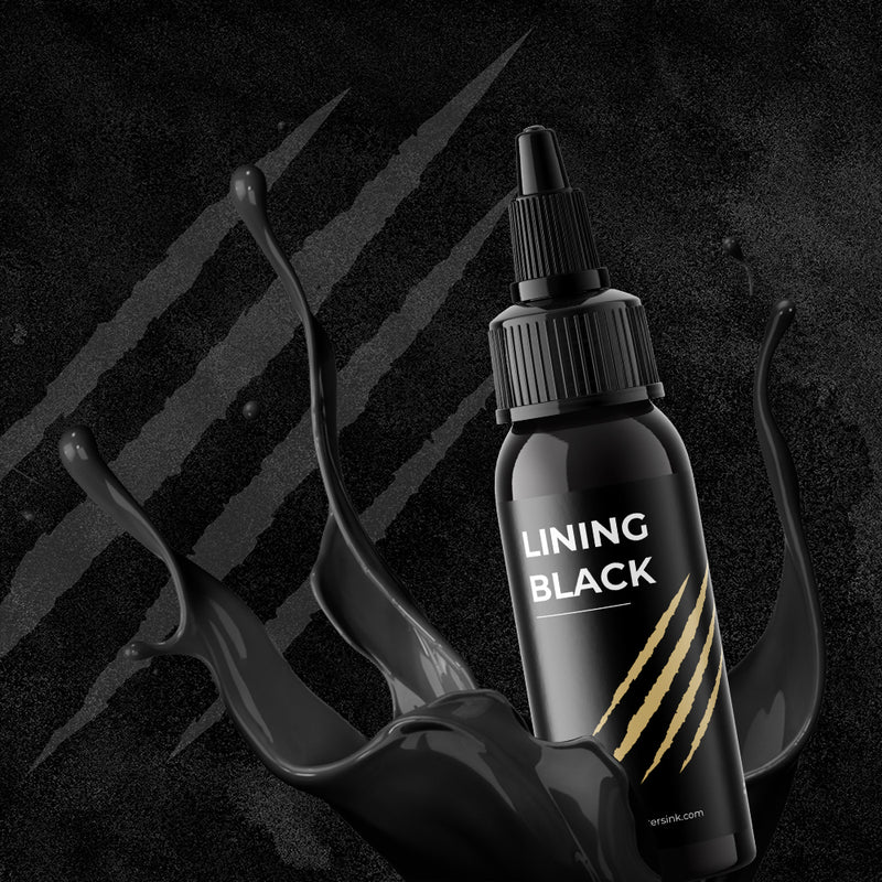 Monsters Ink Lining Black Tattoo Ink