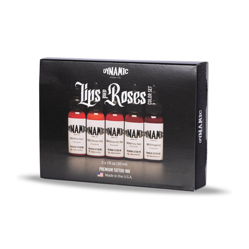 Dynamic Lips and Roses Set