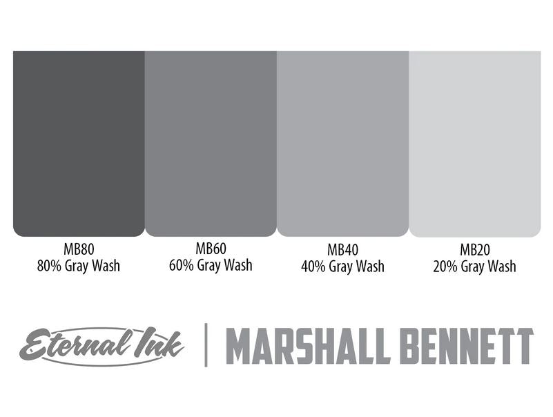 Eternal Ink Marshall Bennett Gray Wash 20% Tattoo Ink 30ml (1oz)