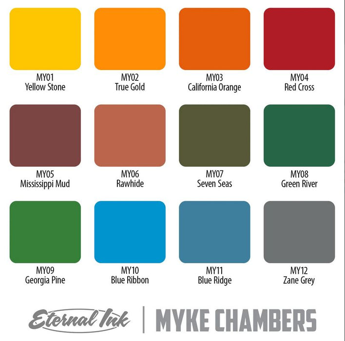 Eternal Ink Myke Chambers Blue Ribbon Tattoo Ink 30ml (1oz)