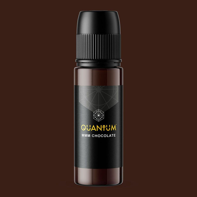 Quantum MMM Chocolate tattoo ink bottle – professional tattoo ink made in the USA