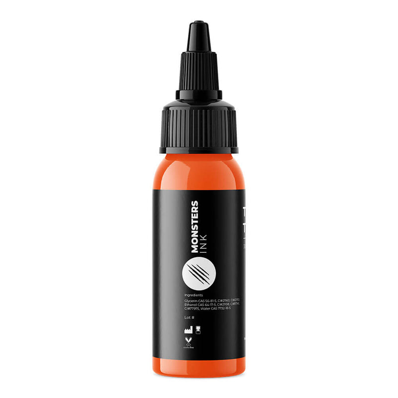 Monsters Ink Tangerine Terror Tattoo Ink 30ml (1oz)