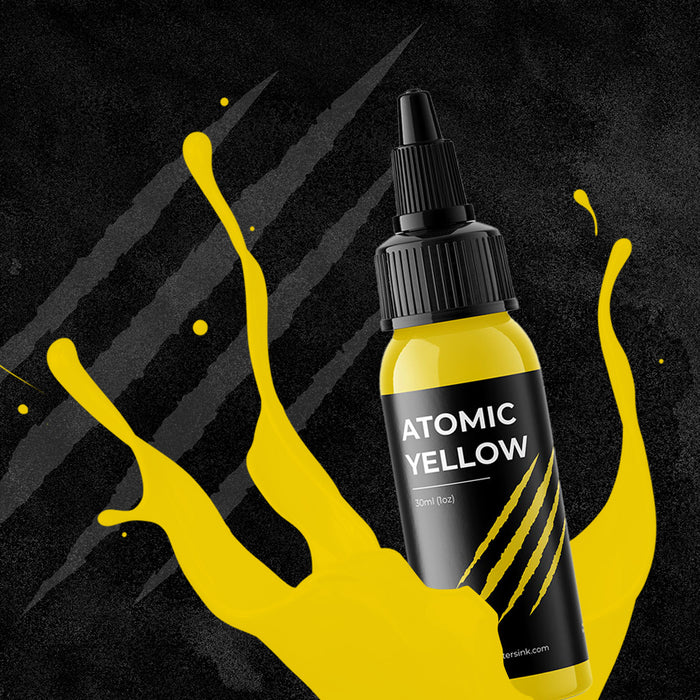 Monsters Ink Atomic Yellow Tattoo Ink 30ml (1oz)