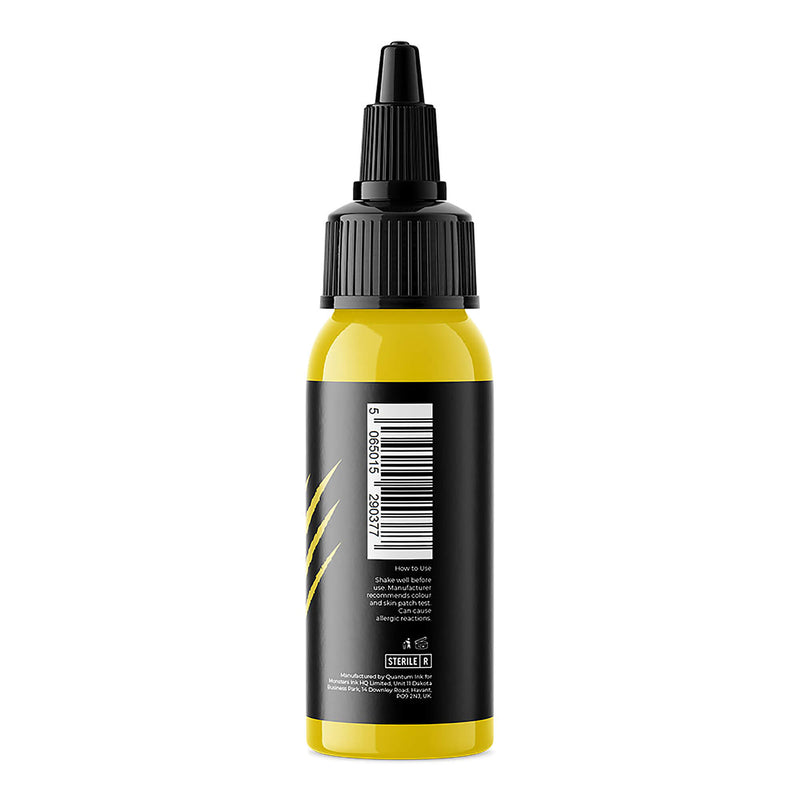 Monsters Ink Atomic Yellow Tattoo Ink 30ml (1oz)