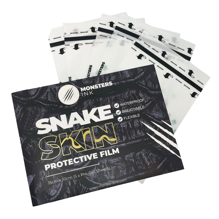 *SAMPLE* - Monsters Ink Snake Skin Matte Protective Film (Sample Pack of 5 Pre-Cut Sheets)