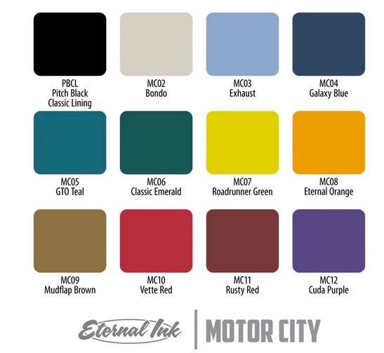 Eternal Ink Motor City Cuda Purple Tattoo Ink 30ml (1oz)