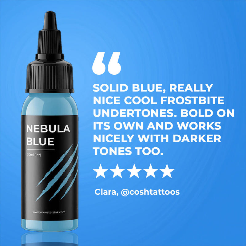 Monsters Ink Nebula Blue Tattoo Ink 30ml (1oz)