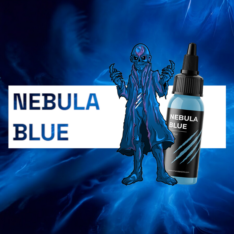Monsters Ink Nebula Blue Tattoo Ink 30ml (1oz)