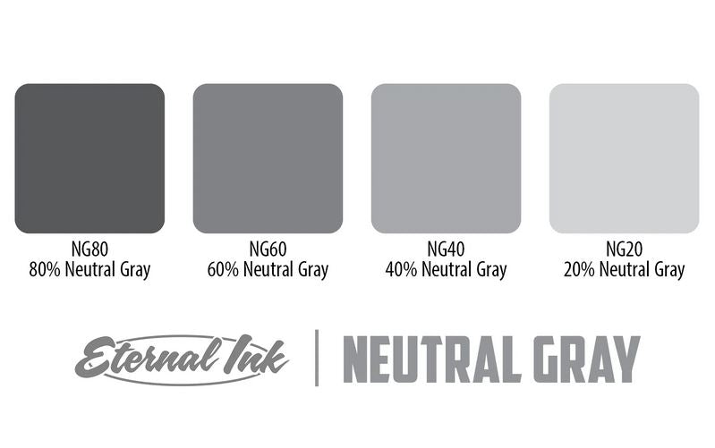 Eternal Ink Neutral Gray 40% Tattoo Ink 30ml (1oz)
