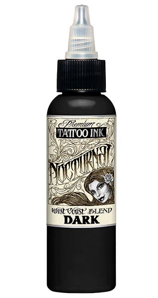 Nocturnal Ink West Coast Blend Grey Wash Dark Tattoo Ink