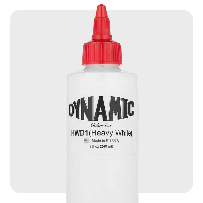 Dynamic Color Non Mixing Heavy White Tattoo Ink 240ml (8oz)