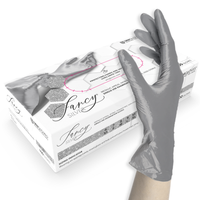 Uniglove Fancy Silver Case of 10 Boxes (Various Sizes)