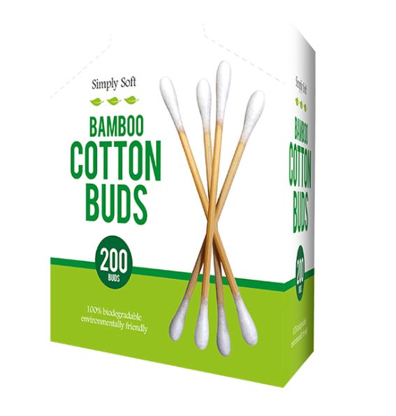 Bamboo Cotton Buds - 200 Pack