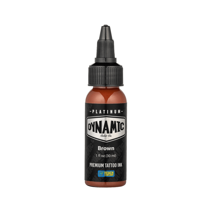 Dynamic Color Platinum Brown Tattoo Ink 30ml (1oz)