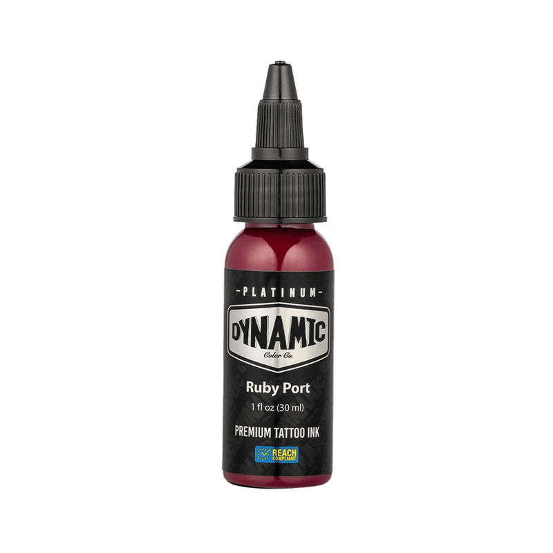Dynamic Color Platinum Ruby Port Tattoo Ink 30ml (1oz)