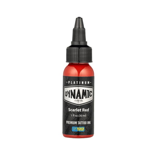Dynamic Color Platinum Scarlet Red Tattoo Ink 30ml (1oz)
