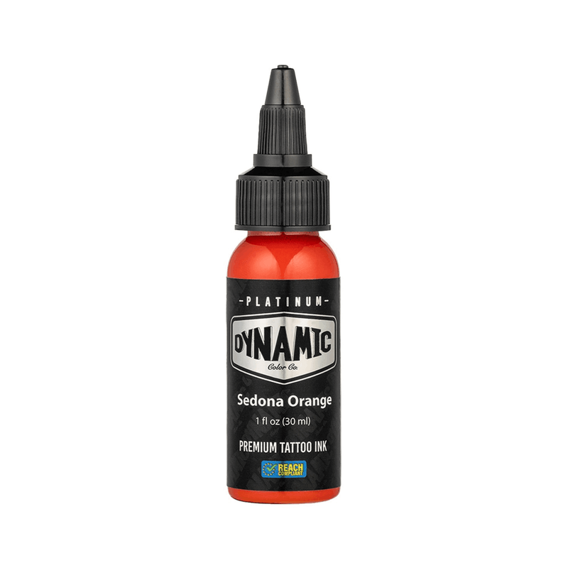 Dynamic Color Platinum Sedona Orange Tattoo Ink 30ml (1oz)