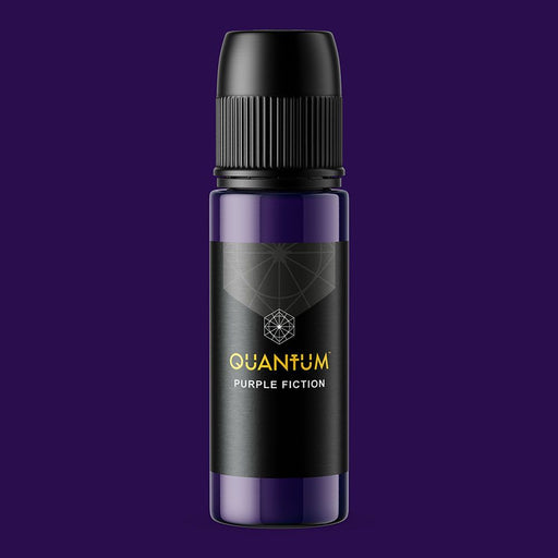 Quantum Purple Fiction tattoo ink bottle by Quantum Tattoo Inks