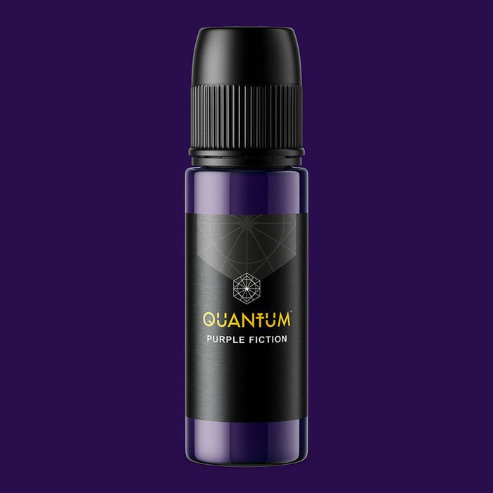 Quantum Purple Fiction tattoo ink bottle by Quantum Tattoo Inks