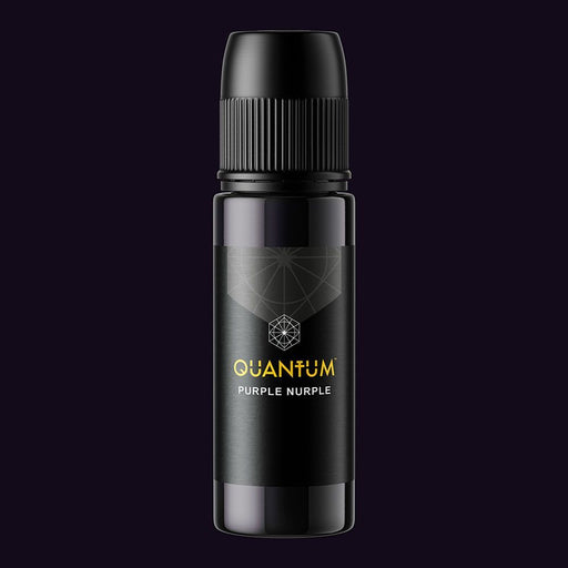 Quantum Purple Nurple tattoo ink bottle featuring bold purple pigment made in the USA