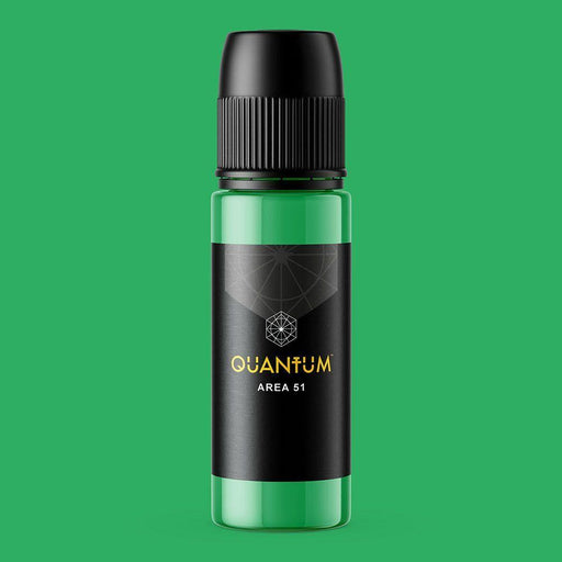 Quantum Area 51 emerald green tattoo ink 30ml bottle