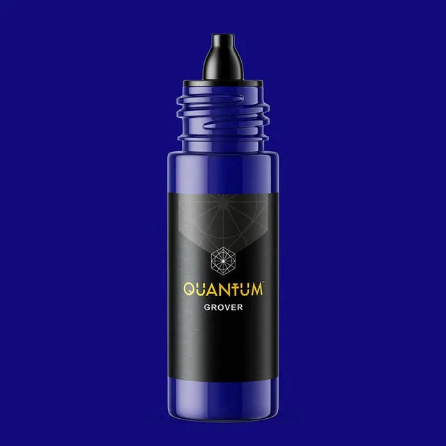 Quantum Grover deep dodger blue professional tattoo ink bottle