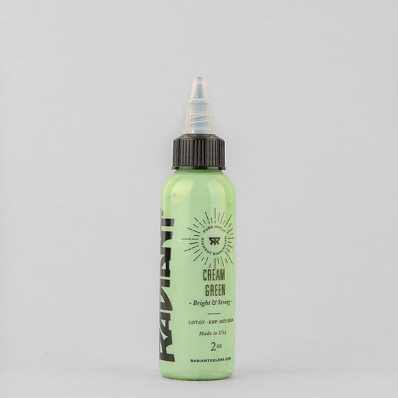 Radiant Color Cream Green Tattoo Ink