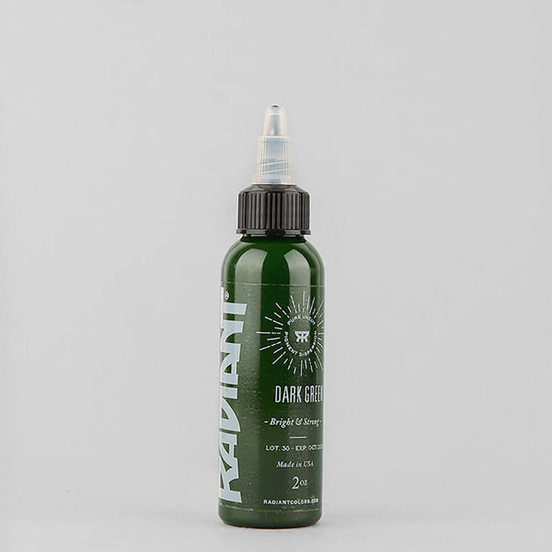 Radiant Color Dark Green Tattoo Ink 30ml (1oz)