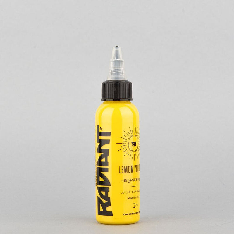Radiant Color Lemon Yellow Tattoo Ink 30ml (1oz)