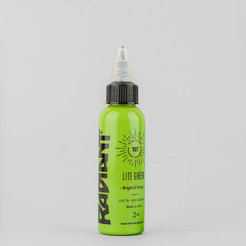 Radiant Color Lite Green Tattoo Ink 30ml (1oz)