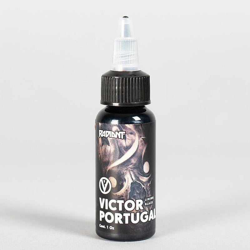 Radiant Color Victor Portugal Lining Black Tattoo Ink 30ml (1oz)