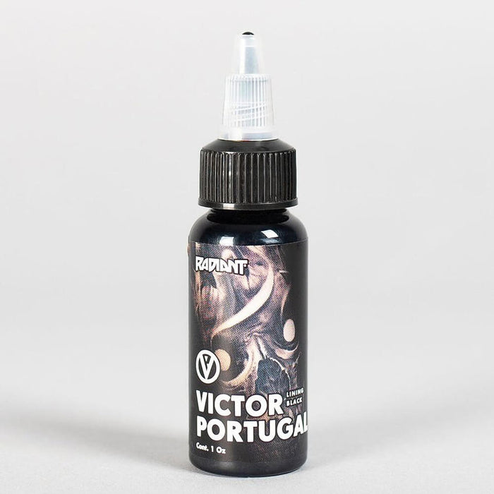 Radiant Color Victor Portugal Lining Black Tattoo Ink 30ml (1oz)