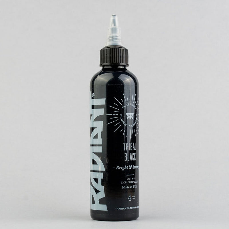 Radiant Color Tribal Black Tattoo Ink (Various Sizes) - Short Date